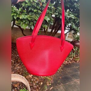 Louis Vuitton St-Jacques Red Shoulder Bag